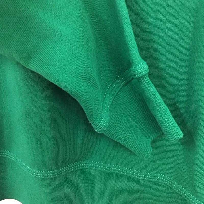 ナイキ NIKE トレーナー 長袖 長袖トレーナー スウェット クルーネック プルオーバー S ロゴ、文字 緑 / グリーン / green メンズ USED 古着 中古 10158005