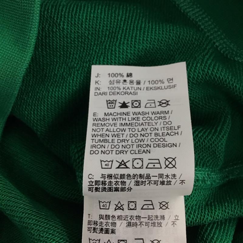 ナイキ NIKE トレーナー 長袖 長袖トレーナー スウェット クルーネック プルオーバー S ロゴ、文字 緑 / グリーン / green メンズ USED 古着 中古 10158005