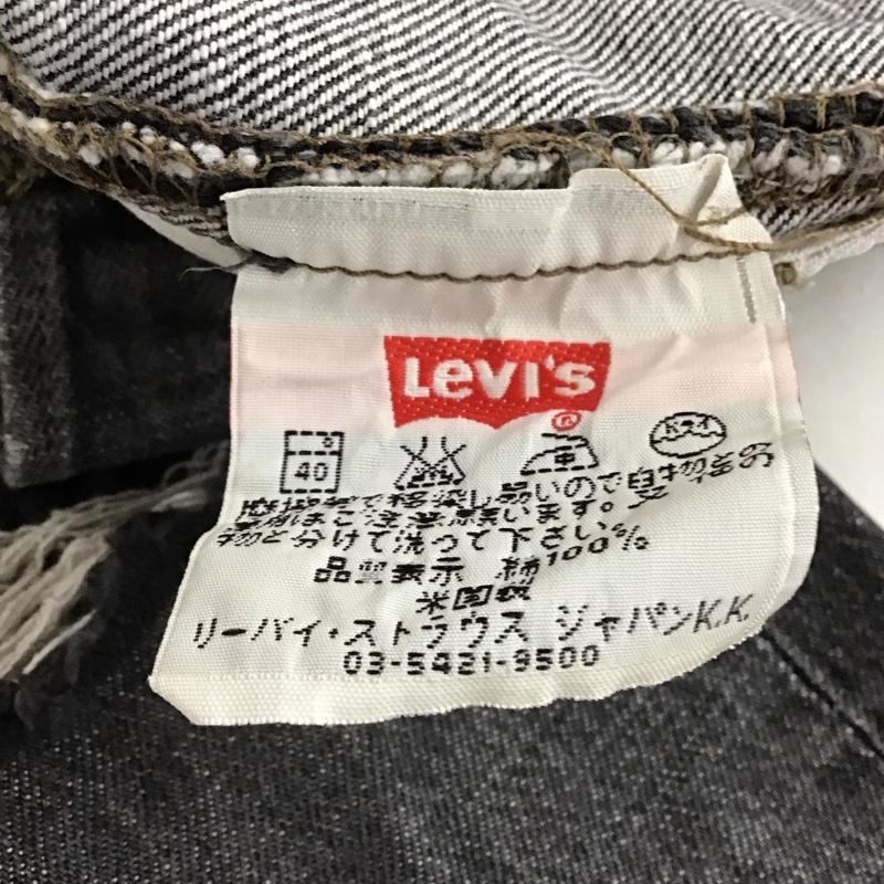 リーバイストラウスアンドコー Levi Strauss & co. パンツ デニム、ジーンズ デニムパンツ スリムパンツ カジュアルパンツ ストレッチパンツ 33インチ 無地 ダークグレー / ダークグレー / メンズ USED 古着 中古 10158007