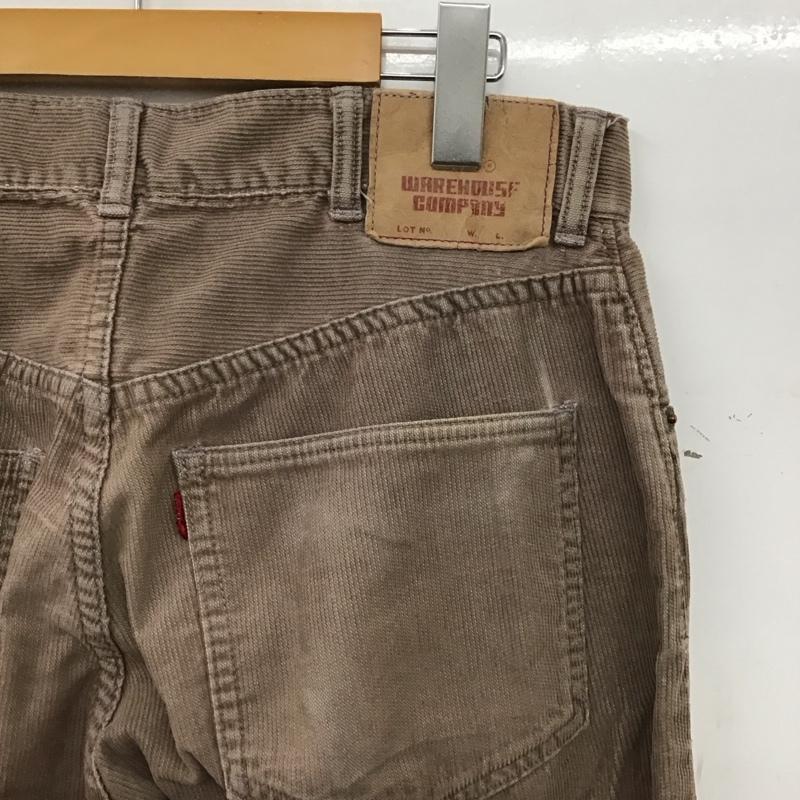 ウエアハウス WAREHOUSE パンツ デニム、ジーンズ コーデュロイパンツ スリムパンツ カジュアルパンツ 無地 ベージュ / ベージュ / beige メンズ USED 古着 中古 10158009