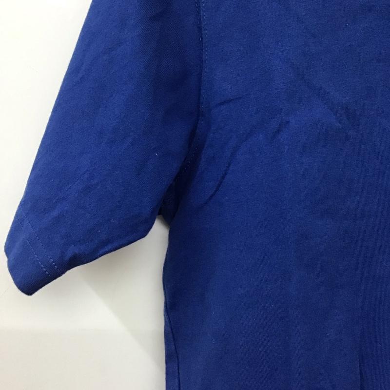 エディーバウアー Eddie Bauer Tシャツ 半袖 半袖カットソー プリントTシャツ クルーネックカットソー S ロゴ、文字 青 / ブルー / blue メンズ USED 古着 中古 10158017