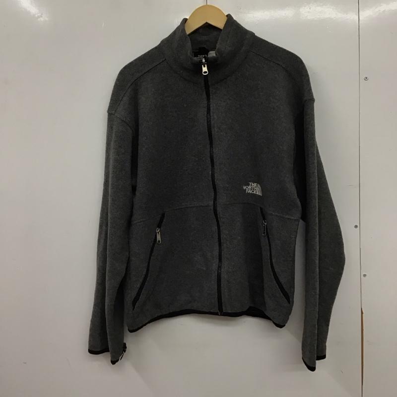 ザノースフェイス THE NORTH FACE ジャケット、上着 ジャンパー、ブルゾン ジップアップフリースジャケット スタンドアップカラー ロゴ、文字 灰 / グレー / gray メンズ USED 古着 中古 10158019