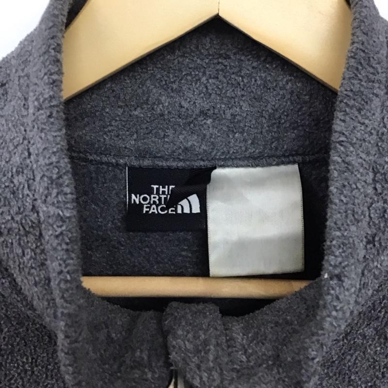ザノースフェイス THE NORTH FACE ジャケット、上着 ジャンパー、ブルゾン ジップアップフリースジャケット スタンドアップカラー ロゴ、文字 灰 / グレー / gray メンズ USED 古着 中古 10158019