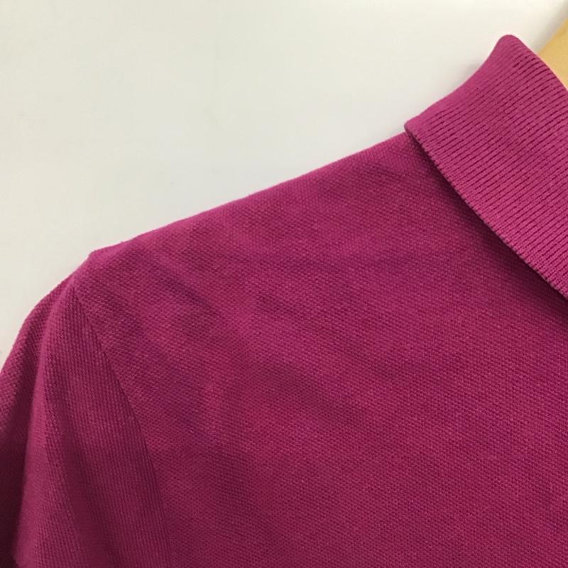 ポロバイラルフローレン Polo by RALPH LAUREN ポロシャツ 半袖 半袖ポロシャツ カラーシャツ 半袖カットソー M ロゴ、文字 マゼンタ / マゼンタ / メンズ USED 古着 中古 10158020