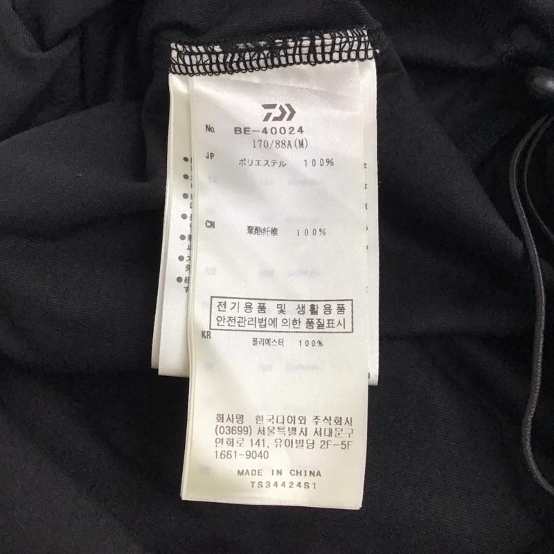 ダイワ DAIWA カットソー 長袖 長袖カットソー 無地カットソー クルーネック M 無地 黒 / ブラック / black メンズ USED 古着 中古 10158021