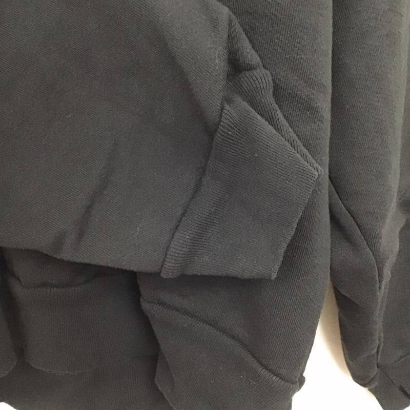 ロサンゼルスアパレル LOS ANGELES APPAREL トレーナー 長袖 長袖トレーナー スウェット クルーネック プルオーバー 5号 無地 黒 / ブラック / black メンズ USED 古着 中古 10158024