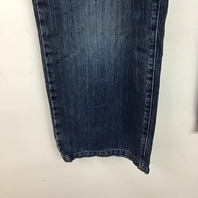 ステューシー STUSSY パンツ デニム、ジーンズ デニムパンツ ワイドパンツ カジュアルパンツ 36 ロゴ、文字 X ダメージ加工 インディゴ / インディゴ / Indigo メンズ USED 古着 中古 10158028
