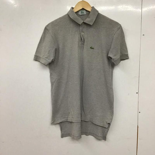 アイゾッド IZOD ポロシャツ 半袖 半袖ポロシャツ カラーシャツ 半袖カットソー M ロゴ、文字 灰 / グレー / gray メンズ USED 古着 中古 10158034