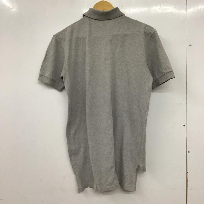 アイゾッド IZOD ポロシャツ 半袖 半袖ポロシャツ カラーシャツ 半袖カットソー M ロゴ、文字 灰 / グレー / gray メンズ USED 古着 中古 10158034