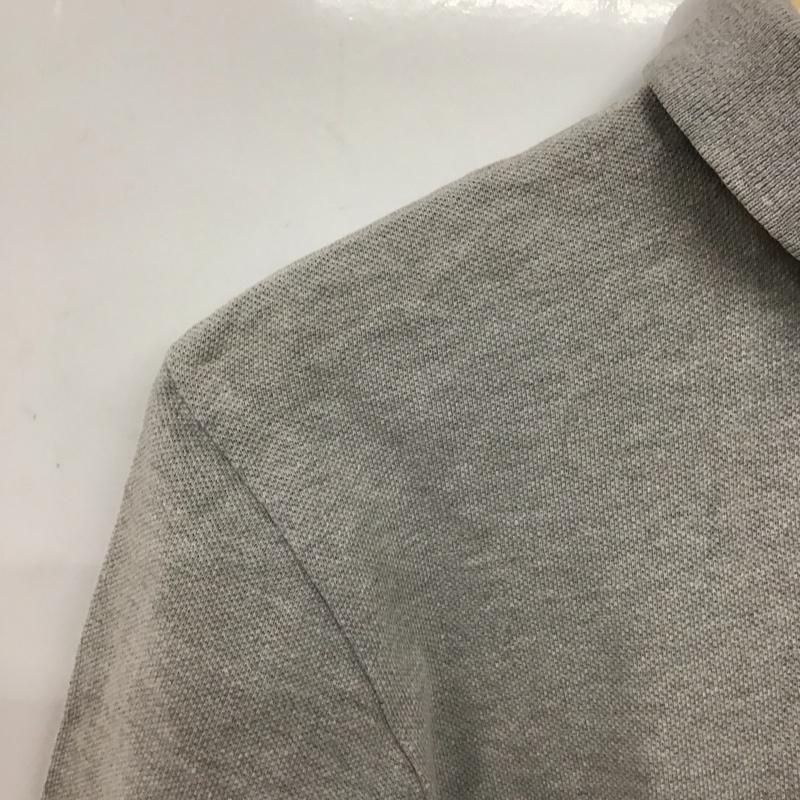 アイゾッド IZOD ポロシャツ 半袖 半袖ポロシャツ カラーシャツ 半袖カットソー M ロゴ、文字 灰 / グレー / gray メンズ USED 古着 中古 10158034