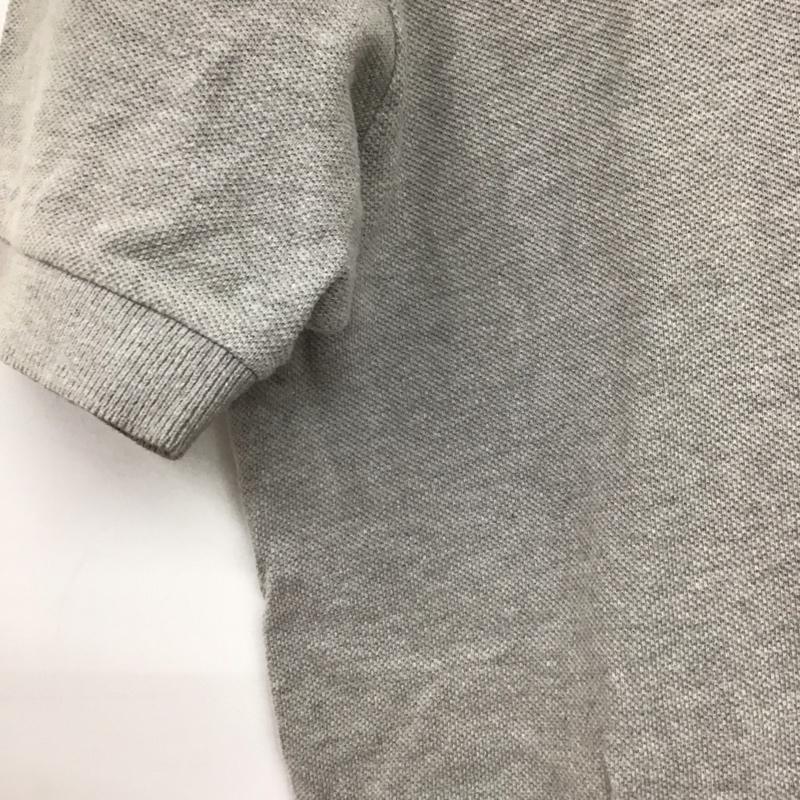 アイゾッド IZOD ポロシャツ 半袖 半袖ポロシャツ カラーシャツ 半袖カットソー M ロゴ、文字 灰 / グレー / gray メンズ USED 古着 中古 10158034