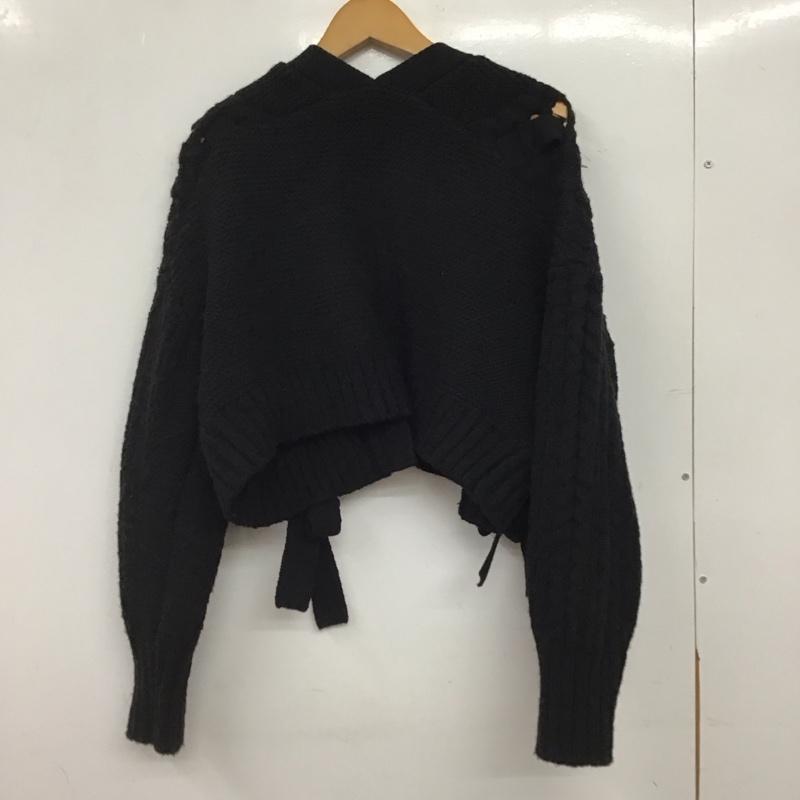 スナイデル SNIDEL カーディガン 長袖 長袖ニットカーディガン FREE  黒 / ブラック / black レディース USED 古着 中古 10158039