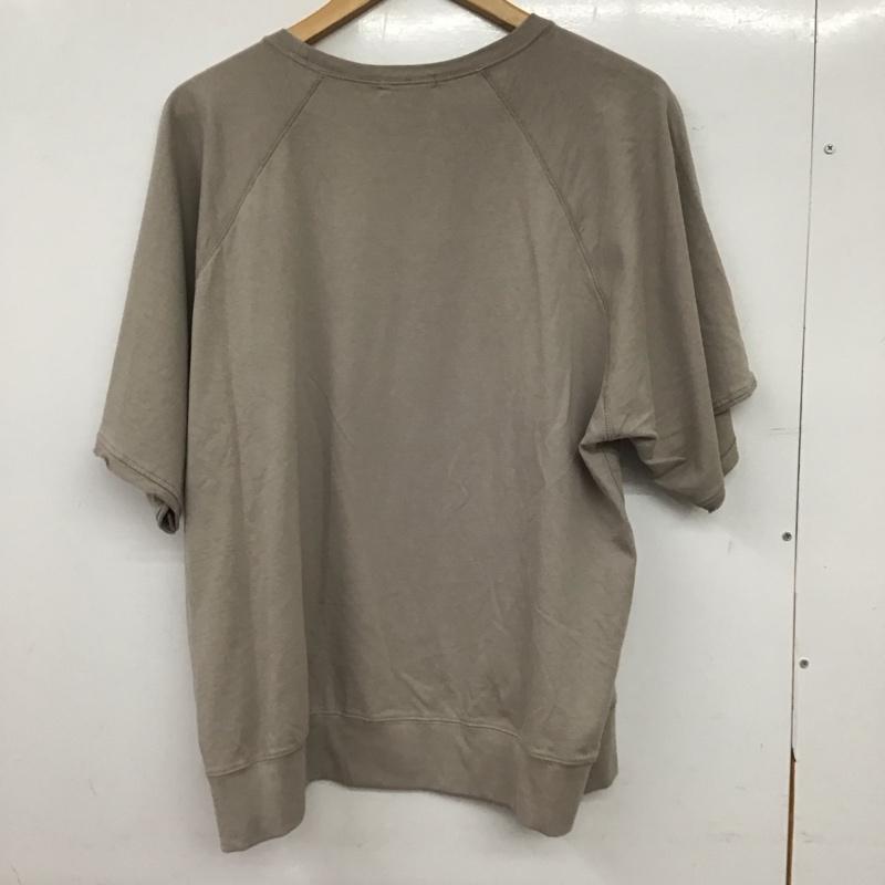サマンサモスモス Samansa Mos2 Tシャツ 半袖 半袖カットソー プリントTシャツ クルーネックカットソー FREE ロゴ、文字 グレージュ / グレージュ / レディース USED 古着 中古 10158040
