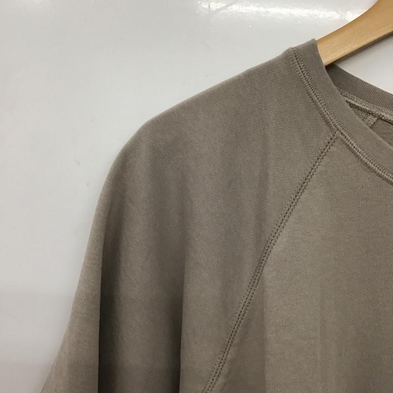 サマンサモスモス Samansa Mos2 Tシャツ 半袖 半袖カットソー プリントTシャツ クルーネックカットソー FREE ロゴ、文字 グレージュ / グレージュ / レディース USED 古着 中古 10158040