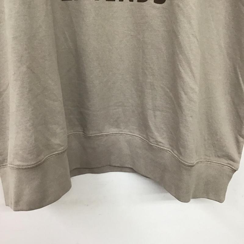 サマンサモスモス Samansa Mos2 Tシャツ 半袖 半袖カットソー プリントTシャツ クルーネックカットソー FREE ロゴ、文字 グレージュ / グレージュ / レディース USED 古着 中古 10158040
