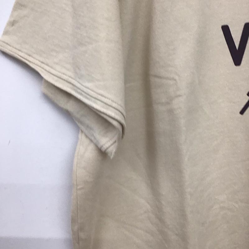 サマンサモスモス Samansa Mos2 Tシャツ 半袖 FREE ロゴ、文字 ベージュ / ベージュ / beige レディース USED 古着 中古 10158043