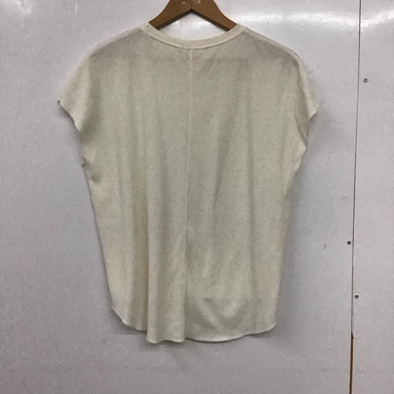 レプシィム LEPSIM カットソー 半袖 ノースリーブカットソー プルオーバー FREE 無地 アイボリー / アイボリー / レディース USED 古着 中古 10158045