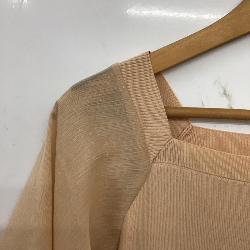 アーバンリサーチ URBAN RESEARCH カットソー 半袖 長袖カットソー 無地カットソー スクエアーネック ONE SIZE 無地 ベージュ / ベージュ / beige レディース USED 古着 中古 10158046