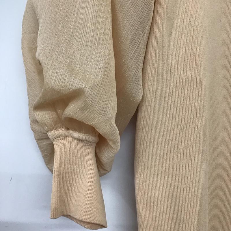 アーバンリサーチ URBAN RESEARCH カットソー 半袖 長袖カットソー 無地カットソー スクエアーネック ONE SIZE 無地 ベージュ / ベージュ / beige レディース USED 古着 中古 10158046