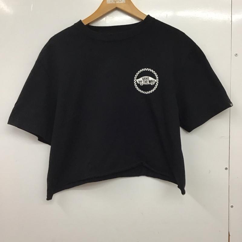 バンズ VANS Tシャツ 半袖 半袖カットソー プリントTシャツ クルーネックカットソー M プリント 黒 / ブラック / black レディース USED 古着 中古 10158047