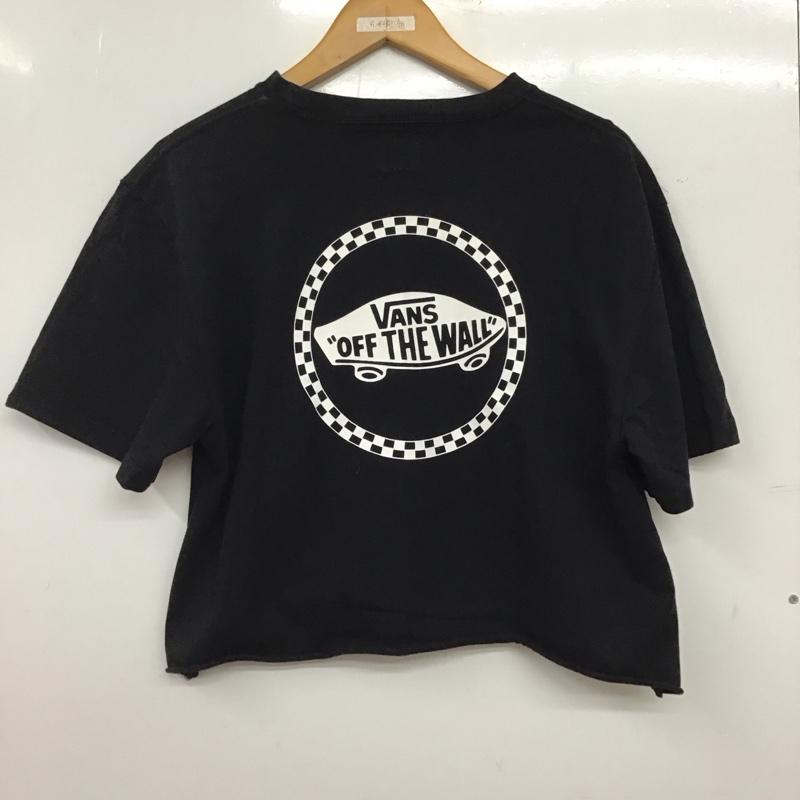 バンズ VANS Tシャツ 半袖 半袖カットソー プリントTシャツ クルーネックカットソー M プリント 黒 / ブラック / black レディース USED 古着 中古 10158047