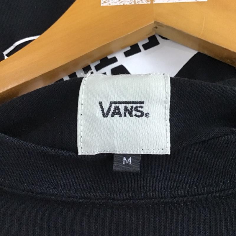 バンズ VANS Tシャツ 半袖 半袖カットソー プリントTシャツ クルーネックカットソー M プリント 黒 / ブラック / black レディース USED 古着 中古 10158047