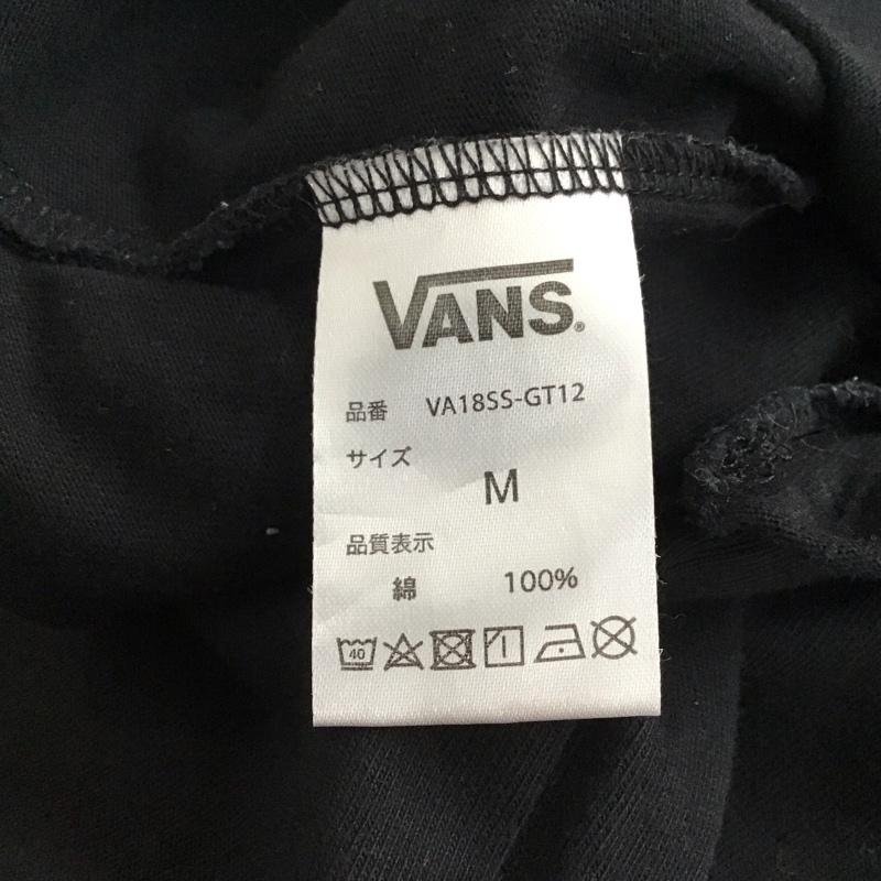 バンズ VANS Tシャツ 半袖 半袖カットソー プリントTシャツ クルーネックカットソー M プリント 黒 / ブラック / black レディース USED 古着 中古 10158047