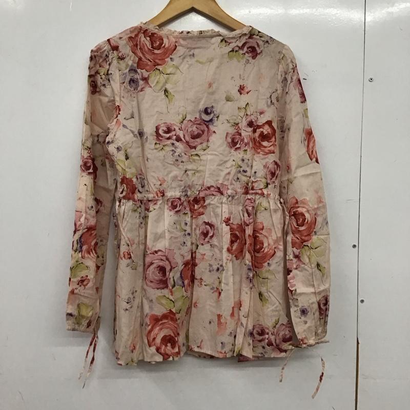 ピンクハウス PINK HOUSE シャツ、ブラウス 長袖 長袖シャツ プリントシャツ ノーカラーシャツ プリント マルチカラー / マルチカラー / multicolor レディース USED 古着 中古 10158050
