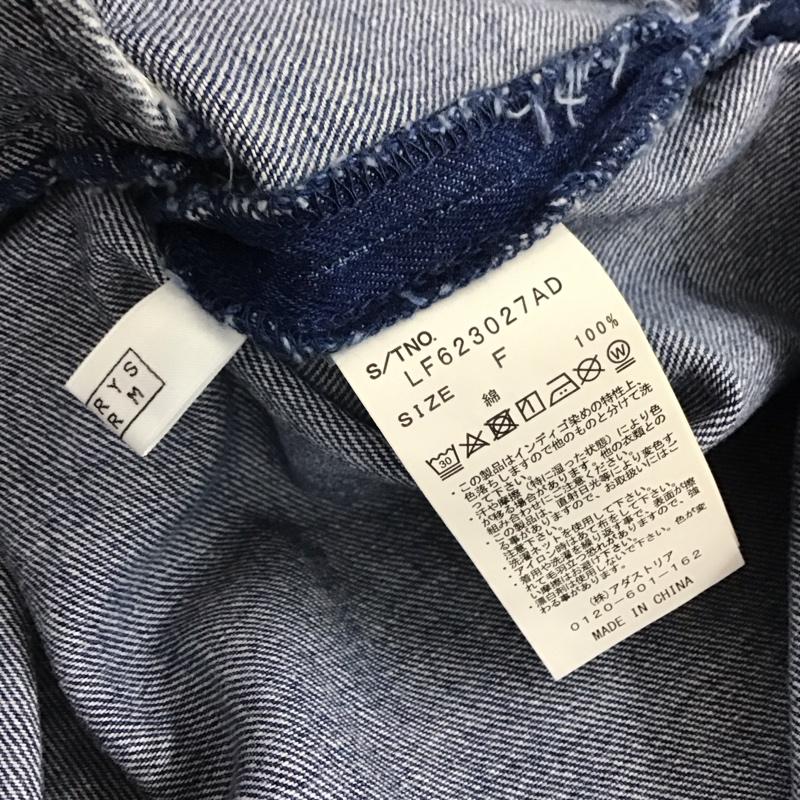 ローリーズファーム LOWRYS FARM ベスト ベスト デニムベスト プルオーバー FREE 無地 インディゴ / インディゴ / Indigo レディース USED 古着 中古 10158052