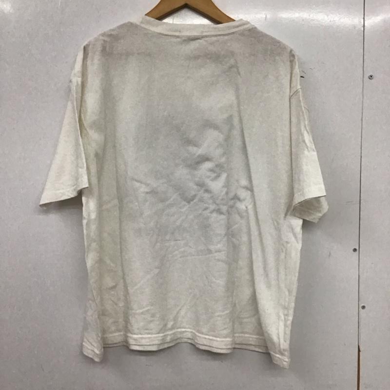 サマンサモスモス Samansa Mos2 Tシャツ 半袖 半袖カットソー プリントTシャツ クルーネックカットソー FREE ロゴ、文字 白 / ホワイト / white レディース USED 古着 中古 10158053