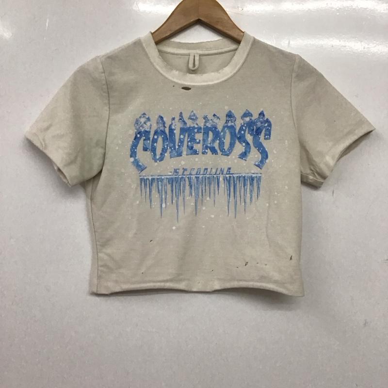 ダブレット doublet Tシャツ 半袖 25ss37cs376 半袖カットソー プリントTシャツ S ロゴ、文字 白 / ホワイト / white レディース USED 古着 中古 10158060