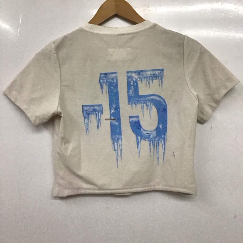 ダブレット doublet Tシャツ 半袖 25ss37cs376 半袖カットソー プリントTシャツ S ロゴ、文字 白 / ホワイト / white レディース USED 古着 中古 10158060