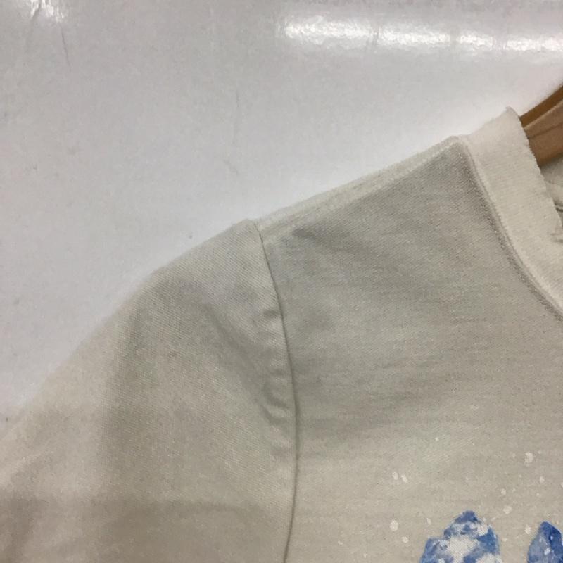 ダブレット doublet Tシャツ 半袖 25ss37cs376 半袖カットソー プリントTシャツ S ロゴ、文字 白 / ホワイト / white レディース USED 古着 中古 10158060