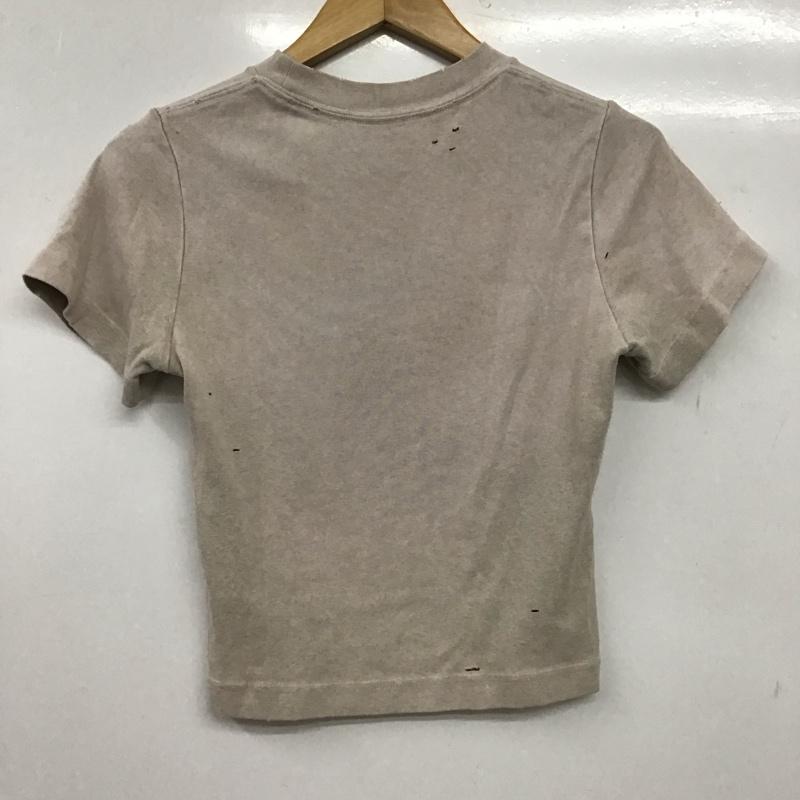 ミハラヤスヒロ MIHARAYASUHIRO Tシャツ 半袖 b14ts582 SUNFADEMINITEE 38 ロゴ、文字 ベージュ / ベージュ / beige レディース USED 古着 中古 10158061