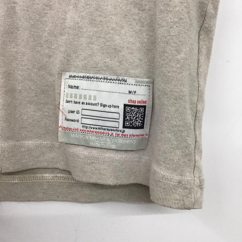 ミハラヤスヒロ MIHARAYASUHIRO Tシャツ 半袖 b14ts582 SUNFADEMINITEE 38 ロゴ、文字 ベージュ / ベージュ / beige レディース USED 古着 中古 10158061