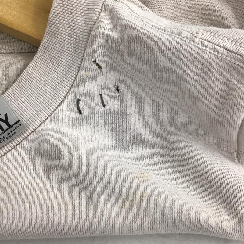 ミハラヤスヒロ MIHARAYASUHIRO Tシャツ 半袖 b14ts582 SUNFADEMINITEE 38 ロゴ、文字 ベージュ / ベージュ / beige レディース USED 古着 中古 10158061