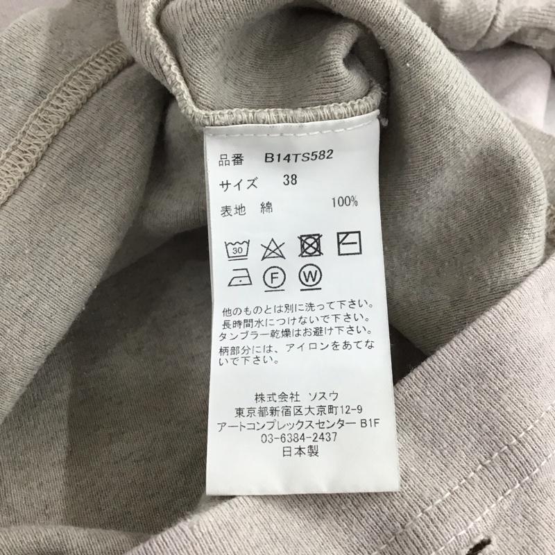 ミハラヤスヒロ MIHARAYASUHIRO Tシャツ 半袖 b14ts582 SUNFADEMINITEE 38 ロゴ、文字 ベージュ / ベージュ / beige レディース USED 古着 中古 10158061