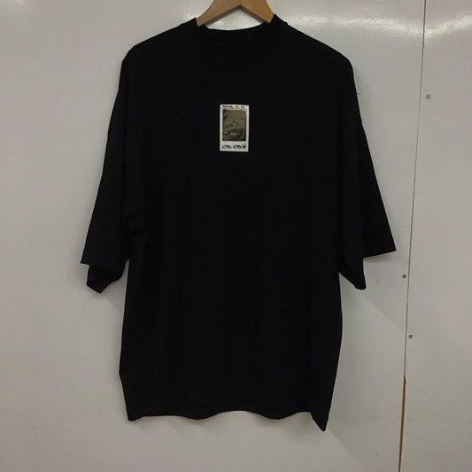 ダブレット doublet Tシャツ 半袖 25ss31cs369 半袖カットソー プリントTシャツ クルーネックカットソー S  黒 / ブラック / black メンズ USED 古着 中古 10158074