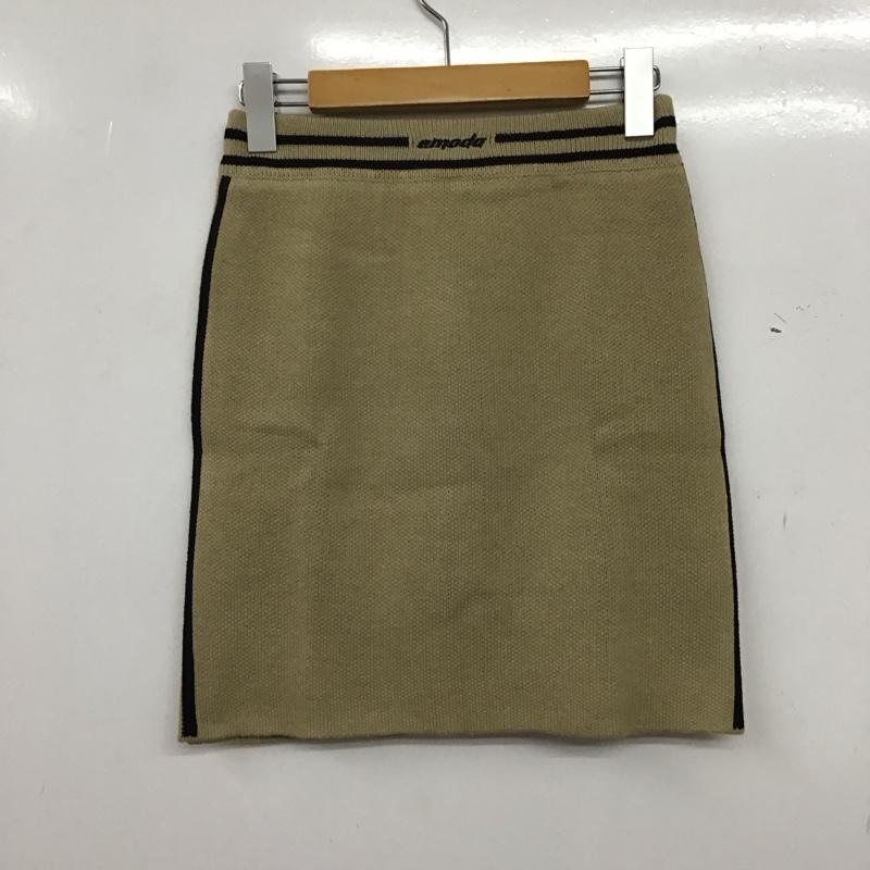 エモダ EMODA スカート ミニスカート ミニスカート タイトスカート FREE 無地 ベージュ / ベージュ / beige レディース USED 古着 中古 10158075