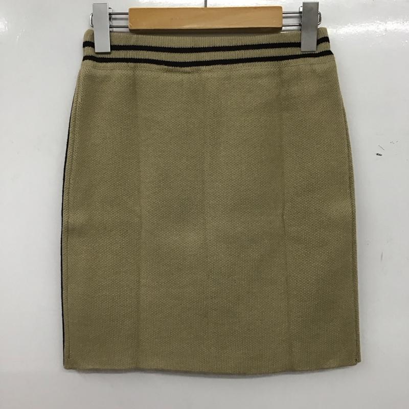 エモダ EMODA スカート ミニスカート ミニスカート タイトスカート FREE 無地 ベージュ / ベージュ / beige レディース USED 古着 中古 10158075