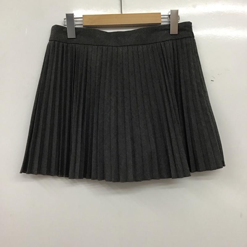 ザラ ZARA スカート ミニスカート ミニスカート プリーツスカート S 無地 灰 / グレー / gray レディース USED 古着 中古 10158077
