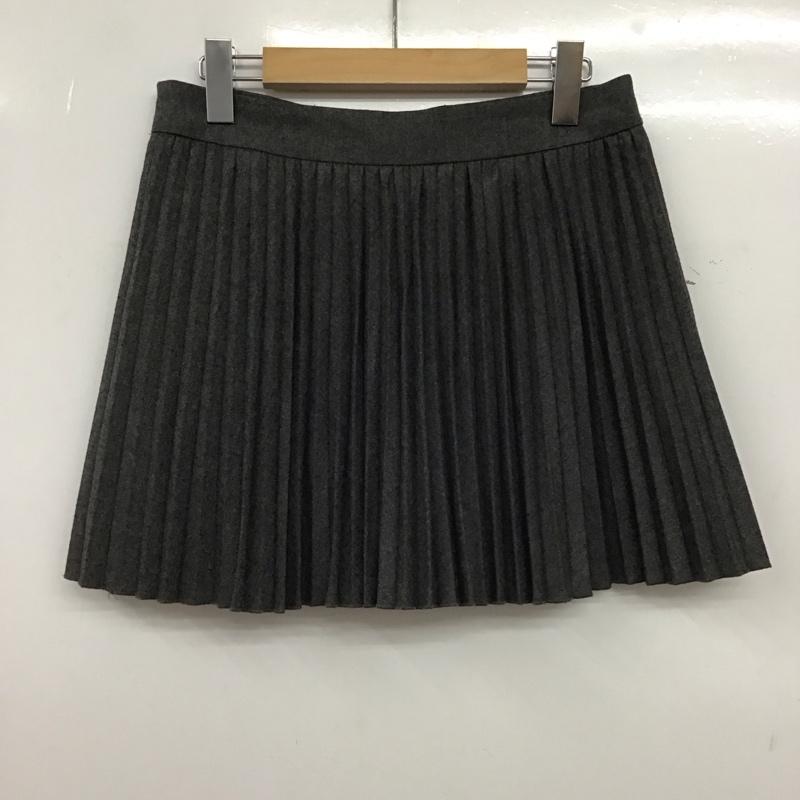ザラ ZARA スカート ミニスカート ミニスカート プリーツスカート S 無地 灰 / グレー / gray レディース USED 古着 中古 10158077