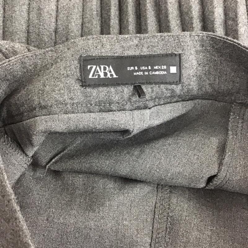 ザラ ZARA スカート ミニスカート ミニスカート プリーツスカート S 無地 灰 / グレー / gray レディース USED 古着 中古 10158077