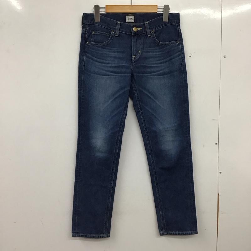 リー Lee パンツ デニム、ジーンズ デニムパンツ スリムパンツ カジュアルパンツ S 無地 インディゴ / インディゴ / Indigo レディース USED 古着 中古 10158078