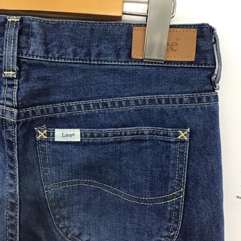 リー Lee パンツ デニム、ジーンズ デニムパンツ スリムパンツ カジュアルパンツ S 無地 インディゴ / インディゴ / Indigo レディース USED 古着 中古 10158078