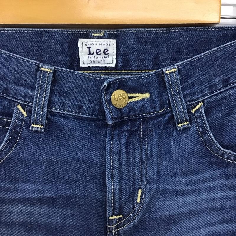 リー Lee パンツ デニム、ジーンズ デニムパンツ スリムパンツ カジュアルパンツ S 無地 インディゴ / インディゴ / Indigo レディース USED 古着 中古 10158078