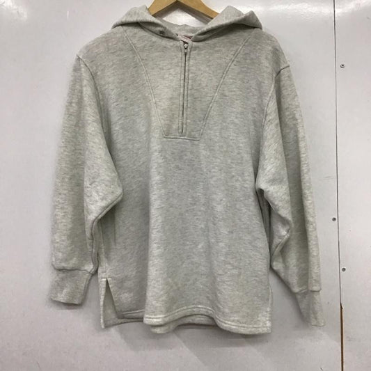 ニコアンド niko and... パーカー 長袖 長袖パーカー プルオーバーパーカー スウェット FREE 無地 灰 / グレー / gray レディース USED 古着 中古 10158082