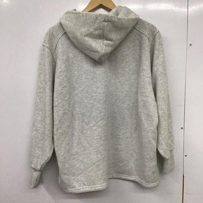 ニコアンド niko and... パーカー 長袖 長袖パーカー プルオーバーパーカー スウェット FREE 無地 灰 / グレー / gray レディース USED 古着 中古 10158082