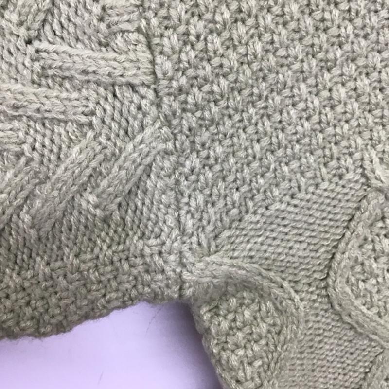 スタディオクリップ studio CLIP ニット、セーター 長袖 長袖ニットカットソー クルーネック セーター M  カーキ / カーキ / khaki レディース USED 古着 中古 10158086