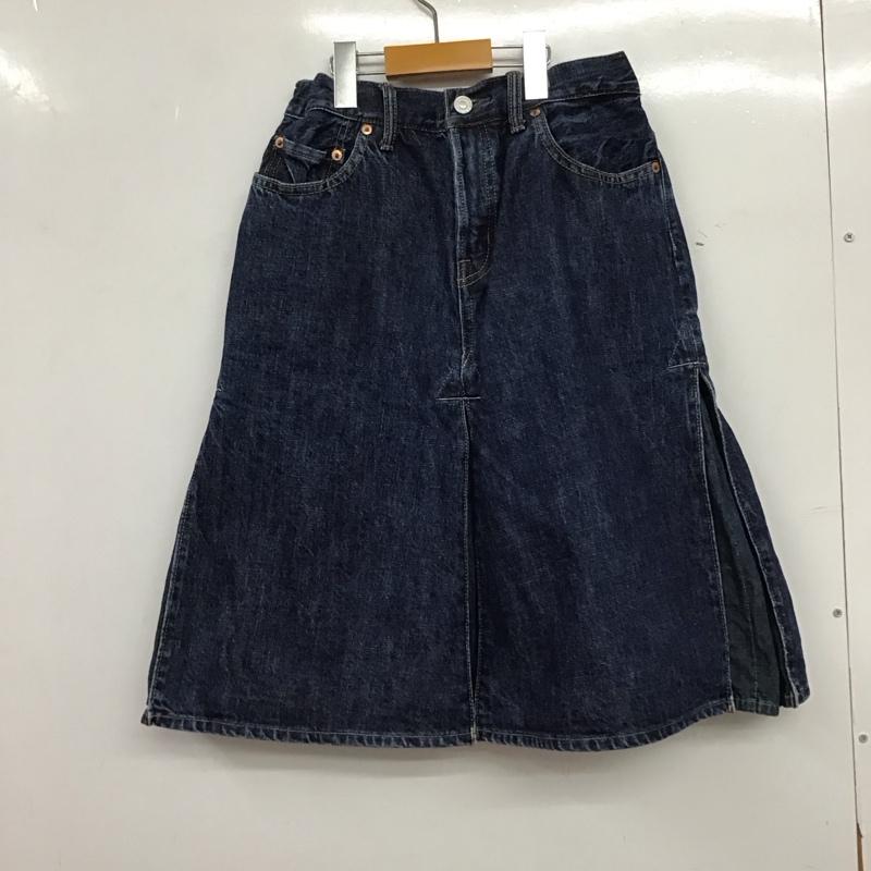 デニムアンドダンガリー DENIM＆DUNGAREE スカート ロングスカート デニムスカート フレアスカート カジュアルスカート 2 無地 インディゴ / インディゴ / Indigo ガールズ USED 古着 中古 10158089